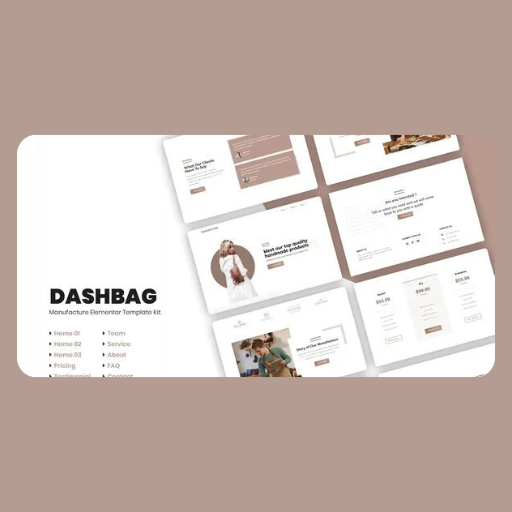 4ftgt DashBag Fashion Store Elementor Template Kit - Image 1