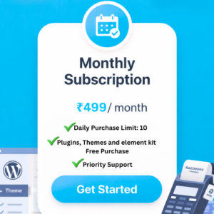 WordPress themes and plugins subscription plans