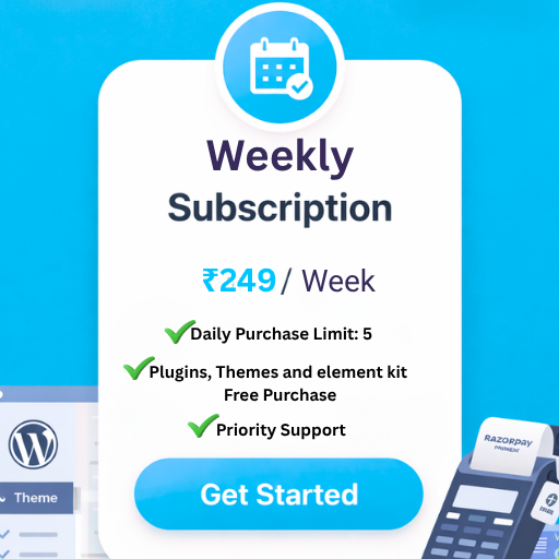 Weekly 3 WordPress themes and plugins subscription plans
