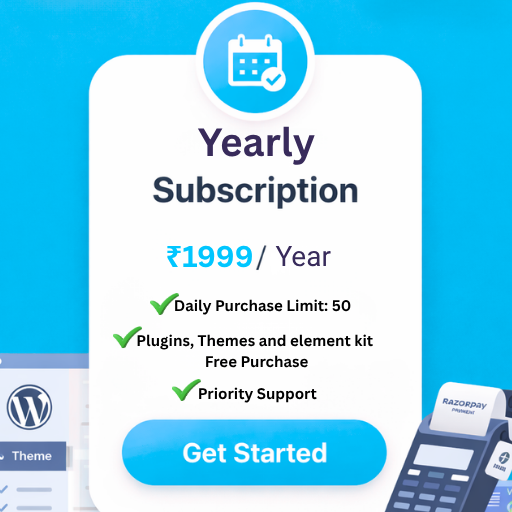 Yearly 2 WordPress themes and plugins subscription plans