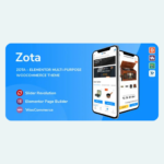 Zota – Elementor Multi-Purpose WooCommerce Theme