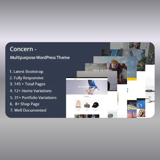 bjhuy Concern – Multipurpose and Portfolio WordPress Theme - Image 1