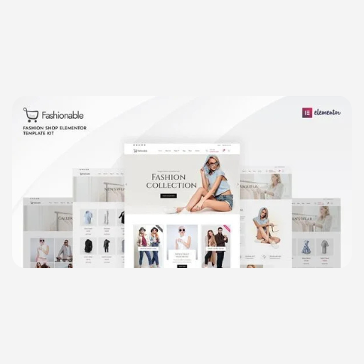 cdfgtg Fashionable – Fashion Shop Elementor Template Kit - Image 1
