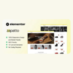 Zapatto – Shoes Store WooCommerce Elementor Template Kit