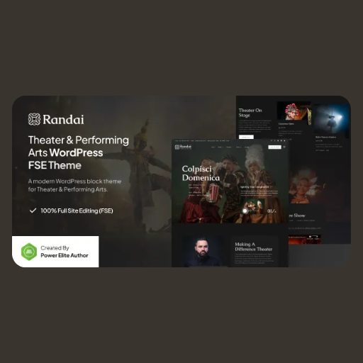 deeee Randai – Theater Entertainment WordPress Theme - Image 1