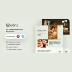 Selina – Spa & Wellness Elementor Template Kit