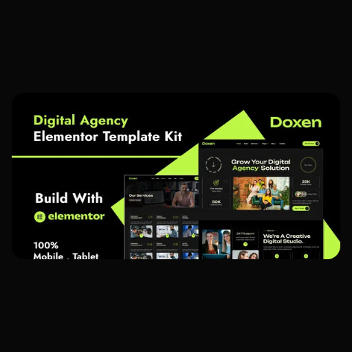 ede Doxen – Digital Agency Elementor Template Kit - Image 1