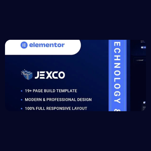 efrt' Jexco – Technology & IT Solutions Elementor Template Kit - Image 1