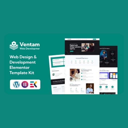 euirhiuehiu Ventam – Web Design Agency Elementor Template Kit - Image 1