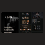Iconi – Photography & Portfolio Elementor Template Kit