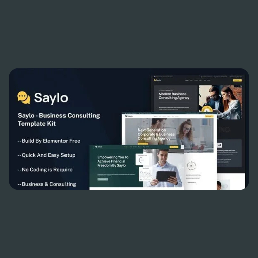 rfvtgyt Saylo – Business Consulting Elementor Template Kit - Image 1