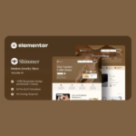 Shimmer – Modern Jewelry Store Elementor Template Kit