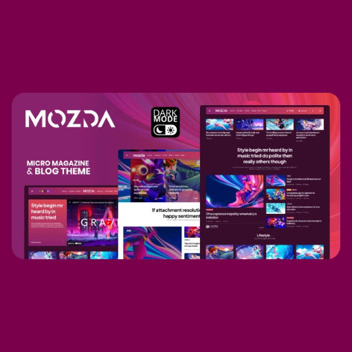 rgth Mozda – Micro Magazine & Blog Theme with Dark Mode - Image 1