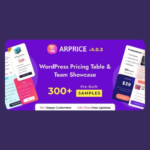 ARPrice Pro – Responsive WordPress Pricing Table Plugin