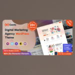 Gesto – Digital Marketing Agency WordPress Theme