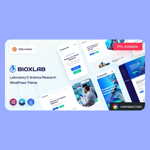 wssss Bioxlab – Laboratory & Science Research WP Theme - Image 1