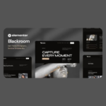 Blackroom – Dark Theme Photography Elementor Template Kit